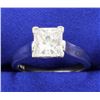 Image 1 : 2.09 carat Princess Cut Diamond Ring