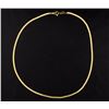 Image 1 : 18K Flat S Link Neck Chain