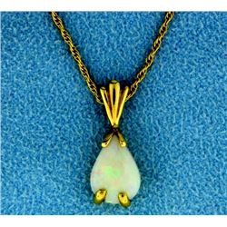 Opal Pendant on a 18 Inch Chain