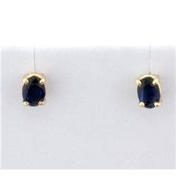 Sapphire Stud Earrings