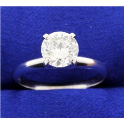 1.13 carat diamond solitaire ring