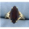 Image 1 : Garnet Marquise Large 14k Ring