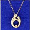 Image 1 : Mother & Child 14K Pendant