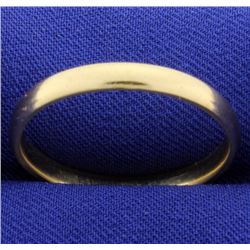14K Yellow Gold Men's Wedding Band