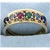 Image 1 : Multi-Colored Gemstone Ring