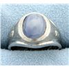 Image 1 : Star Sapphire and Diamond Ring