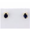 Image 1 : Sapphire Stud Earrings