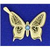 Image 1 : Blue Topaz Butterfly pendant