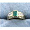 Image 1 : Columbian Emerald & Diamond Ring