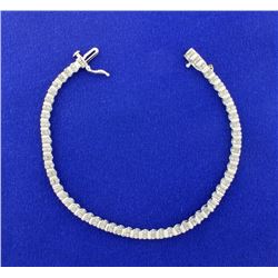 1.2ct Total Weight Diamond Bracelet