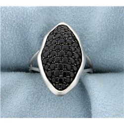 2ct Total Weight Onyx Ring