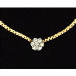 1/4ct Total Weight Diamond Necklace