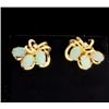 Image 1 : Opal & Diamond Earrings
