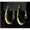 Image 2 : Moon & Star Hoop Earrings