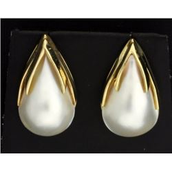 Pearl Tear Drop Earrings