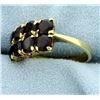 Image 2 : 18k Italian Made 4ct TW Garnet Ring