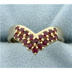 1/2ct Total Weight Ruby Ring