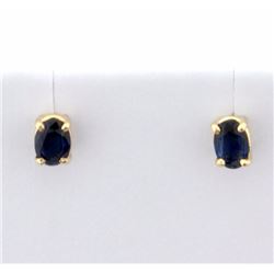 Sapphire Stud Earrings
