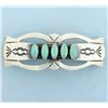 Image 1 : Sterling Silver & Turquoise Hair Clip