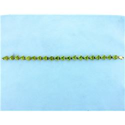 Unique Peridot Bracelet