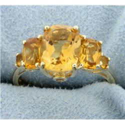 Over 3.6 ct TW Citrine Ring