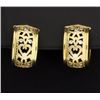 Image 1 : 18K Intricate Hoop Earrings