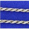 Image 2 : Italian Made Sterling Rope Chain Anklet