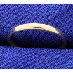 2.1mm Gold Wedding Band