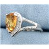 Image 2 : Azotic Topaz & Diamond Sterling silver ring