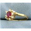 Image 2 : Ruby & Diamond Ring