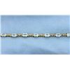 Image 2 : Blue Topaz & Diamond 10k Bracelet