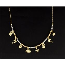 14k Tutone Animal Charm