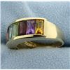 Image 2 : Brilliant Multi-Gemstone Ring