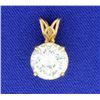 Image 1 : 4ct CZ Pendant