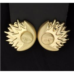 Sun and Moon Earrings