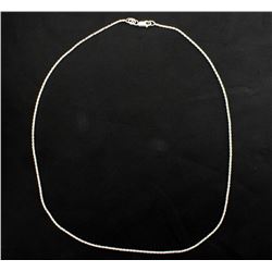 Italian Made 16 1/2 Inch Rope Chain