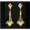 Image 1 : 18K Large Dangle Earrings