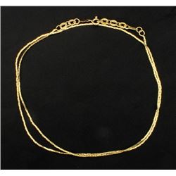 Italian Made 22 1/2 Inch Cobra Chain