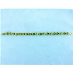 Unique Peridot Bracelet