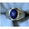 Image 1 : Men's Star Sapphire and Diamond Ring