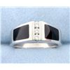Image 1 : Diamond and Onyx band