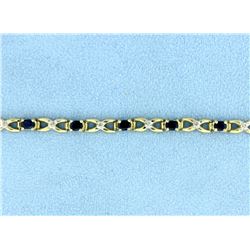 Sapphire & Diamond Bracelet