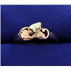 Image 1 : Yellow & Rose Gold Nature Ring