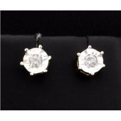 1/4ct Total Weight Diamond Earrings
