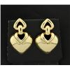 Image 1 : 14K Dangle Heart Earrings