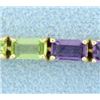 Image 2 : Multi-Color Gemstone Bracelet