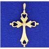 Image 1 : Cross Pendant with a Diamond