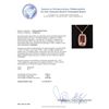 Image 3 : GIA Cert 47.80 ctw Morganite and Diamond Pendant With Chain - 14KT Rose Gold