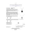Image 3 : 5.12 ctw Tanzanite and Diamond Pendant With Chain - 14KT White Gold