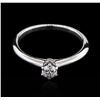 Image 1 : Tiffany & Co. 0.19 ctw Diamond Solitaire Ring - Platinum